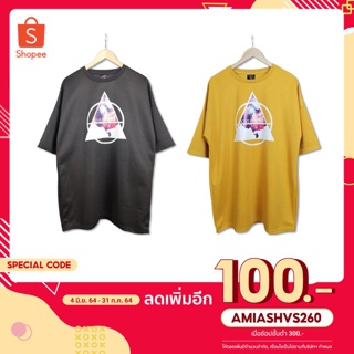 [ลดทันที100฿ใส่โค้ดAMIASHVS260]เสื้อ oversize แนวสตรีท