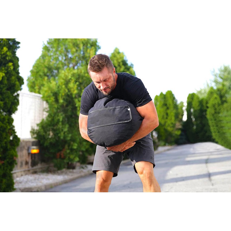 100-300lbs กระบอก Strongman Sandbags Heavy Duty Training Gym Fitness Power Bag สําหรับ Cross Training Weightlifting กระเป๋า - รูปที่ 5