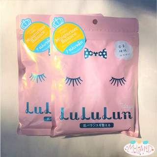 Lululun Face Mask Moisturizer Balance 7 Sheets / มาส์กหน้า ลูลูลูน สูตรมอย์สเจอไรซ์เซอร์ บาลานซ์