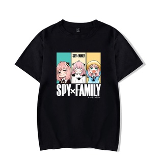 DRG ใหม่SPY x FAMILYคอกลม แฟชั่น ผ้าฝ้ายแท้ เสื้อยืด คอกลม แฟชั่น  เสื้อยืด ฤดูร้อน การ์ตูนญี่ปุ่น คนหนุ่มสาว ทั้งชายs-5