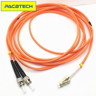 10pcs/lot ST/PC to LC/PC Fiber Optic Patch Cord Fiber Jumper Cable Multimode Duplex 3.0mm