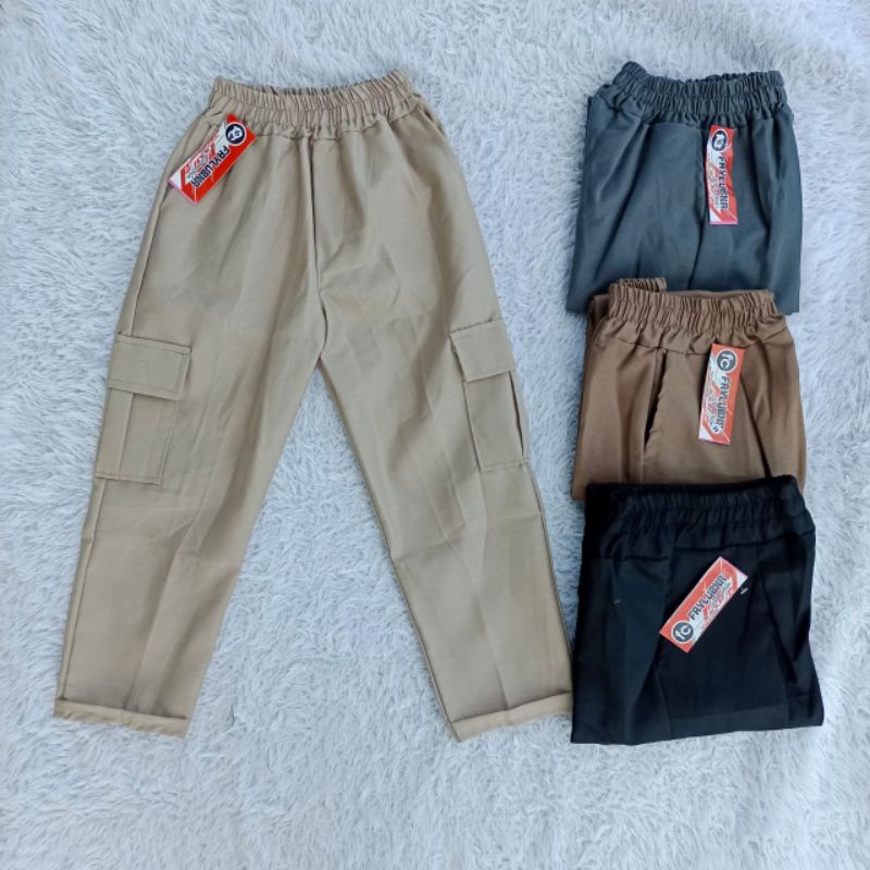 BAGGY CARGO PANTS สําหรับเด็ก / กางเกง CARGO GIRLS / กางเกง BAGGY สําหรับเด็ก
