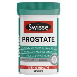 Swisse Ultiboost Prostate Supplement for Men Zinc,Selenium, Saw Palme อาหารเสริมต่อมลูกหมากสำหรับผู้ชาย