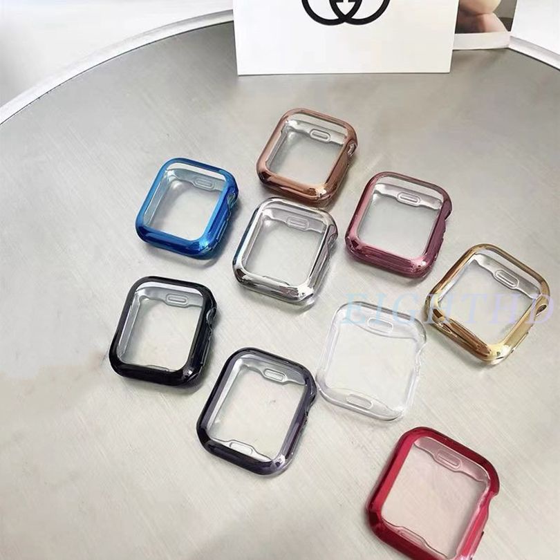 เคสนาฬิกาข้อมือ TPU รวมทุกอย่าง อุปกรณ์เสริม สําหรับ Apple Watch Ultra 2 Ultra Series 9 8 7 6 SE 5 4 3 2 1 ขนาด 49 มม. 41 มม. 45 มม. 44 มม. 42 มม. 40 มม. 38 มม.