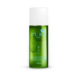 เพียวออยล์ PURE OIL ขวดเขียว ช่วยขจัดคราบดำ Pure Oil 100 ml.