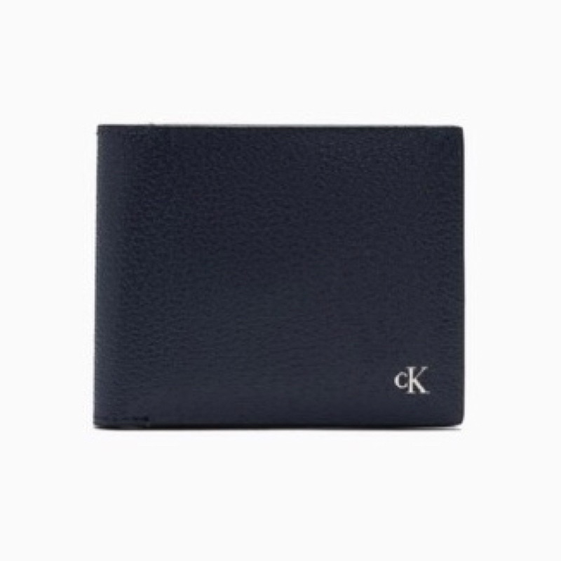 Calvin Klein navy billfold กระเป๋าสตางค์มือสองของแท้จากช้อปไทย พร้อมกล่องและใบเสร็จ