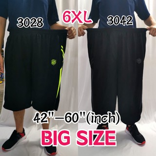 3028｜Super Big Size Men Jersey Short and Long Pants Seluar Pendek dan Panjang Size Besar