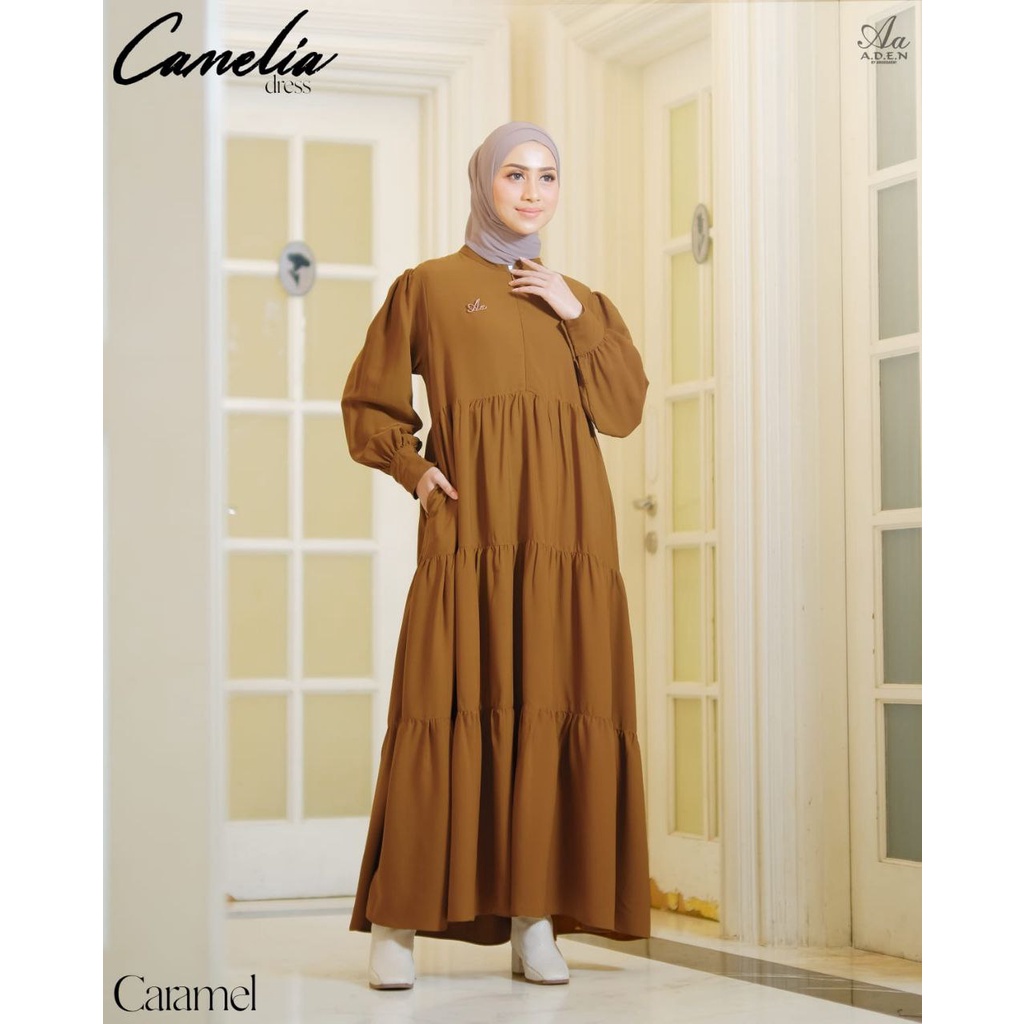 Gamis Syari Busui Camelia Dress Ori โดย Aden Hijab