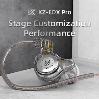 หูฟัง KZ EDX Pro มาพร้อมด้วยสายถักทองแดงคุณภาพดีเยี่ยม headphone หูฟังเบสหนัก มีไมค์ หูฟังอินเอียร์ หูฟังโทรศัพท์
