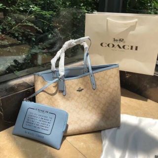 Coach Reversible Signatual City Tote