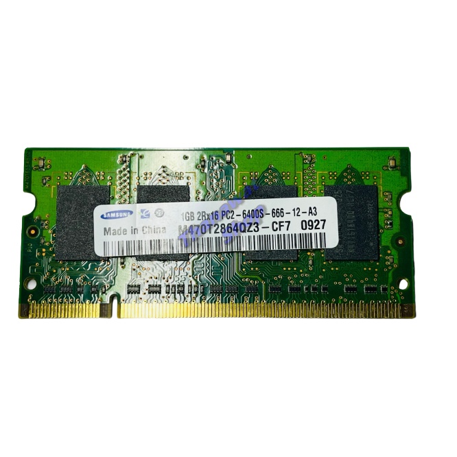 MEMORY RAM Samsung 1 GB DDR2 RAM 2Rx16 PC2-6400S Laptop-Memory   ** สินค้ามือสอง **