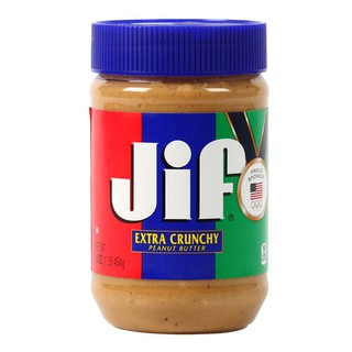 จิฟครั้นชีพีนัทบัตเตอร์ 454กรัม Jifrak Peanut Butter 454 gm.