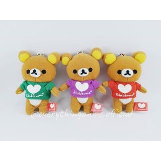 (พร้อมส่ง) พวงกุญแจตุ๊กตา Sanrio - Rilakkuma หมีริลัคคุมะ l แท้ 🇯🇵