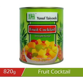 Yusuf Taiyoob Fruit Cocktail Premium Quality In Light Syrup 2 can×820gm