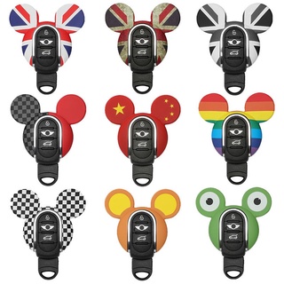 Dedicated to mini cooper countryman jcw clubman f54 f55 f56 f57 f58 keychain mickey cartoon keychain modified car keys