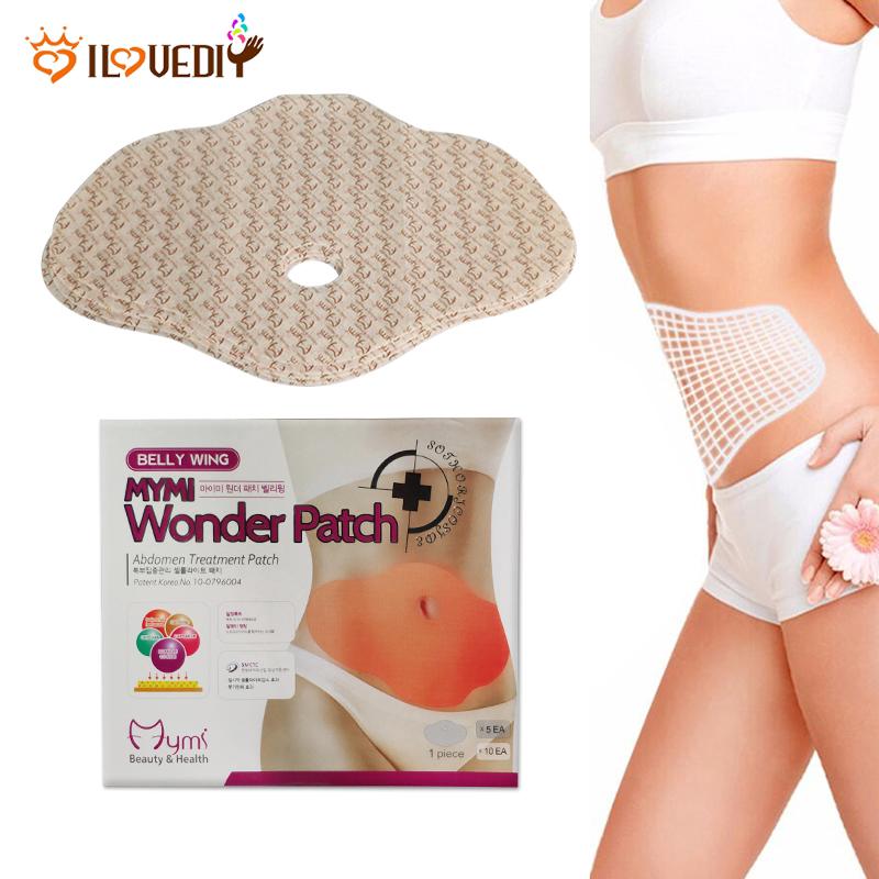 mymi wonder patch แผ่นแปะหน้าท้องลดน้ําหนักเผาผลาญไขมัน 5 ชิ้น