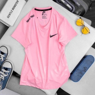 Nike Pro เสื้อยืดเทรนนิ่ง ใส่วิ่งออกกำลังกาย