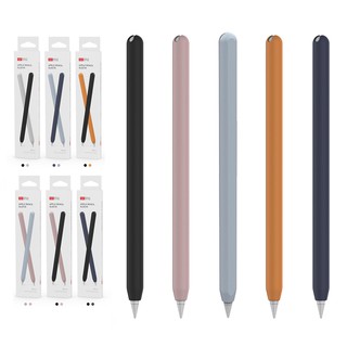 ราคา2 แพ็ก เคสซิลิโคน แบบบางพิเศษ สําหรับ Pencil 2nd Generation, Silicone Pencil Case รองรับการชาร์จแบบไร้สาย