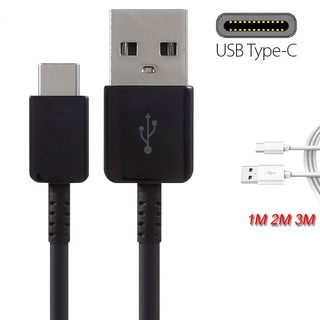 1M 2M 3M USB Type-C สายชาร์จ USB-C Data Sync ด่วนสายชาร์จเร็ว 2A 5V