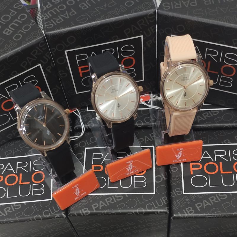 Paris Polo Club รุ่น 3PP-2202919S นาฬิกาข้อมือผู้หญิง นาฬิกาข้อมือผู้ชาย สายซิลิโคน
