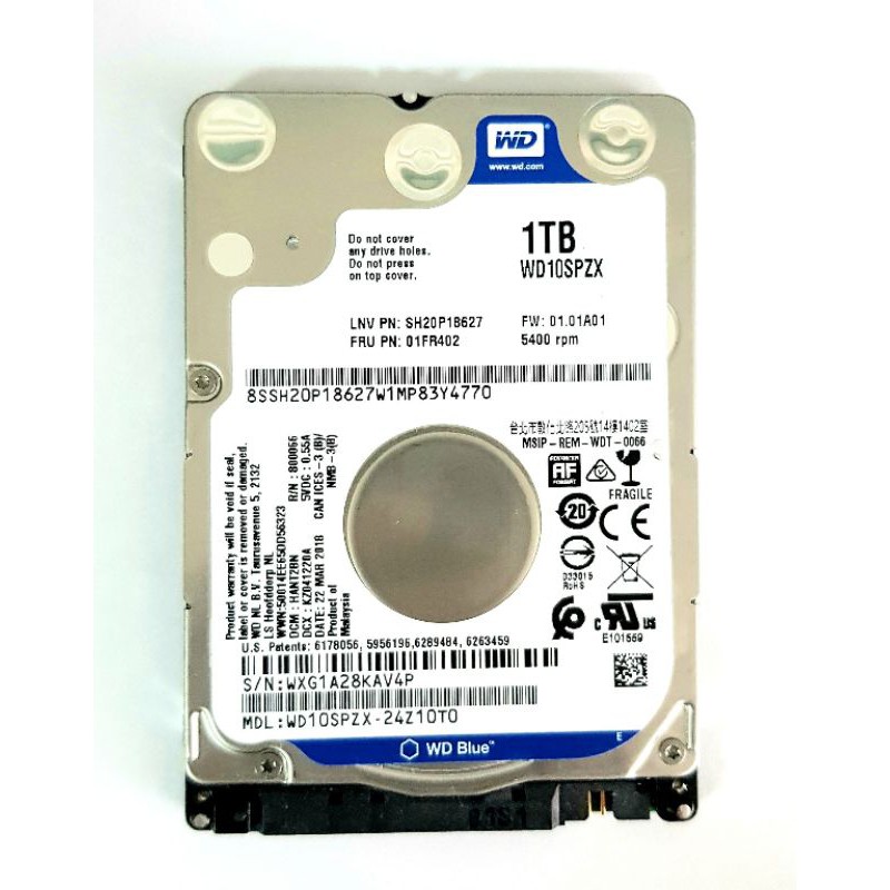 HDD NOTEBOOK 1TB WD10SPZX
