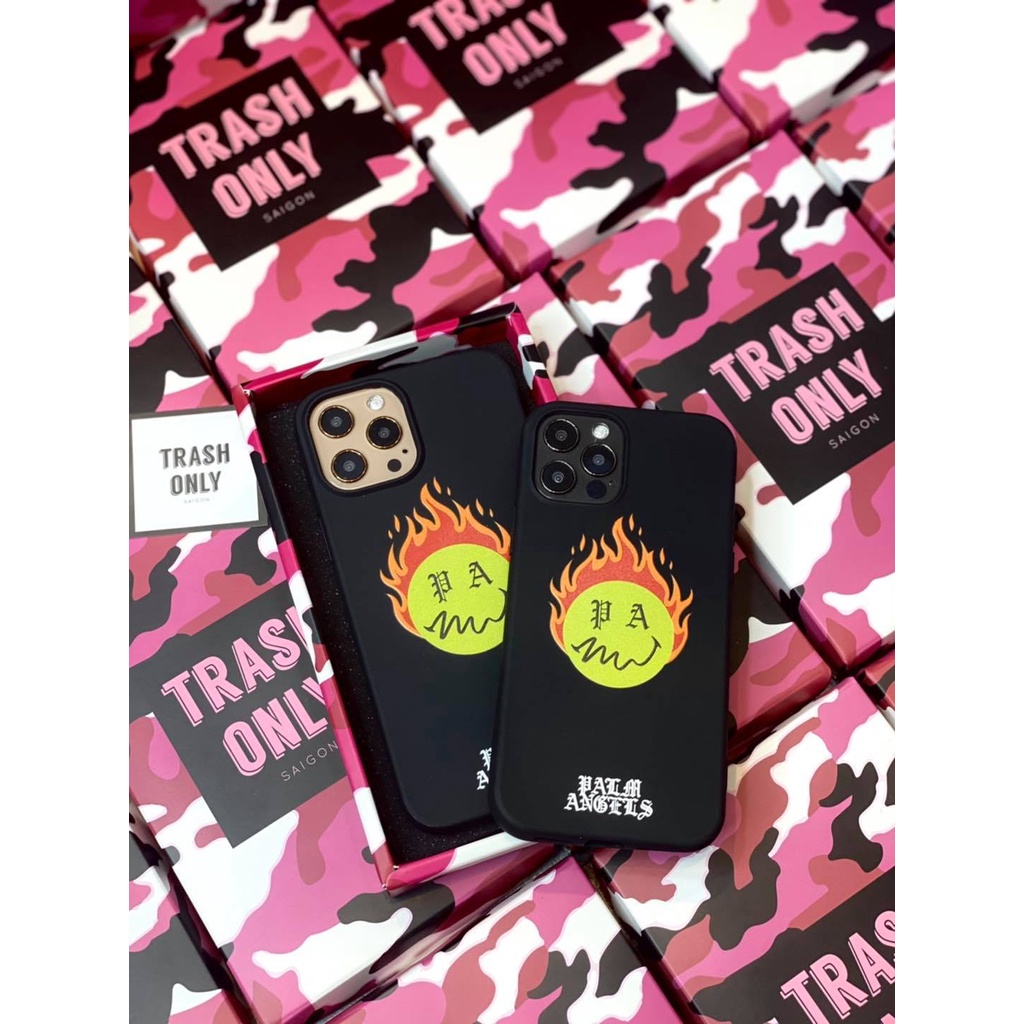PALM ANGELS BURNING HEAD PHONE CASE
