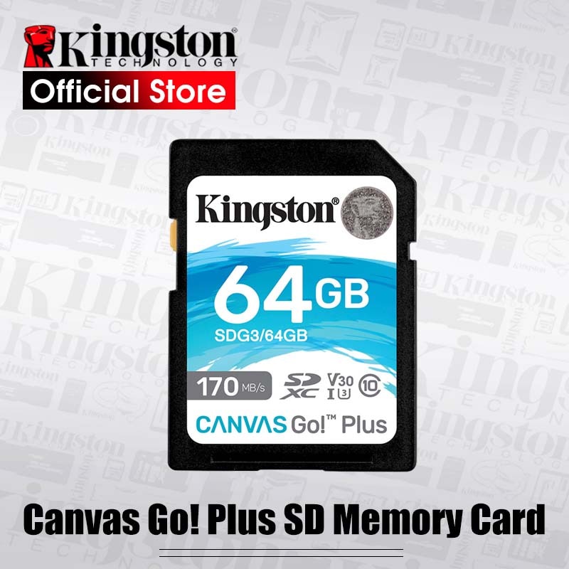 Kingston NEW SD Card 64gb 128gb Memory Card 256gb 512gb Flash Card for DSLRs, Mirrorless Cameras