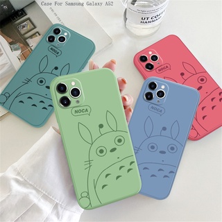 Compatible With Samsung Galaxy A52 A52S A70 A72 A01 Core 5G สำหรับ Case Cartoon Totoro เคส เคสโทรศัพท์ เคสมือถือ