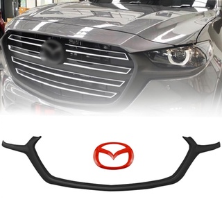 คิ้วใต้กระจังล่าง ดำด้าน MAZDA BT-50 BT50 ปี 2021 พร้อม LOGO MAZDA สีแดง