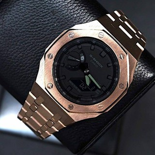 G-Shock Rosegold Casioak Gen3 AP Style รุ่น GA-2100-1A1 Steel