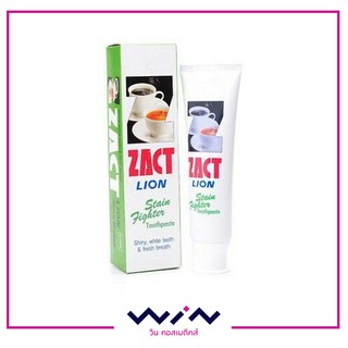 ZACT Stain Fighter Toothpaste ยาสีฟันสำหรับผู้ดื่มชากาแฟ 160 กรัม