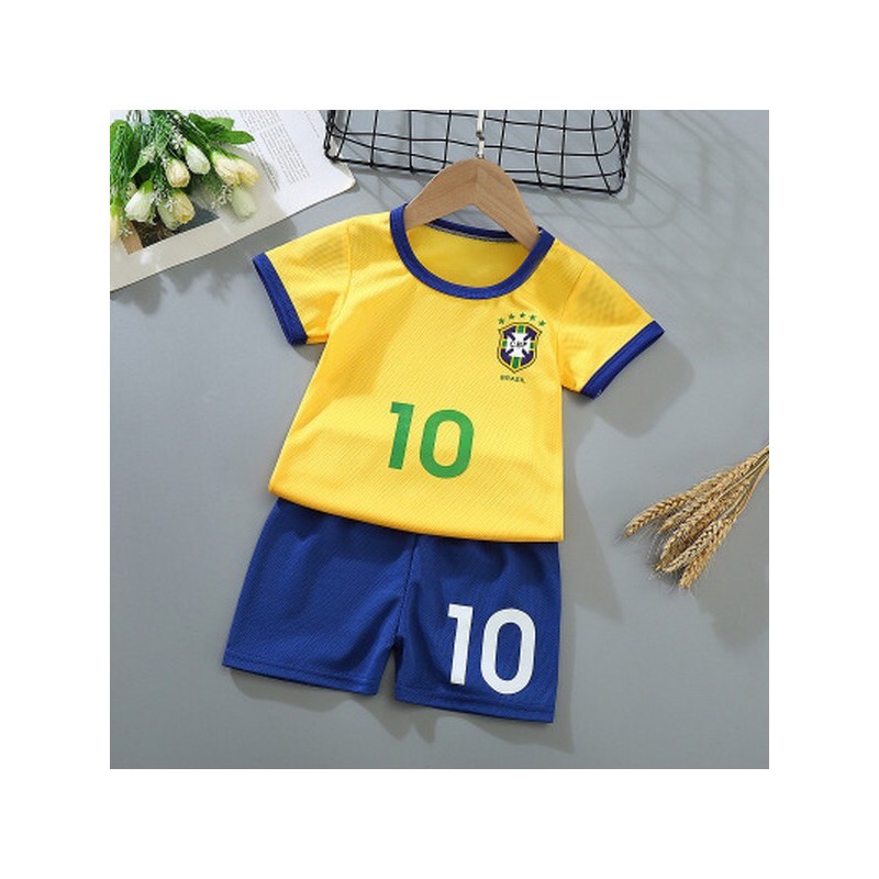 SC290A ชุดบอลเด็ก เสื้อ+กางเกง ผ้าลื่น Jersey (1ข/2ข/3ข/4ข/5ข/6ข/7ข/8ข)