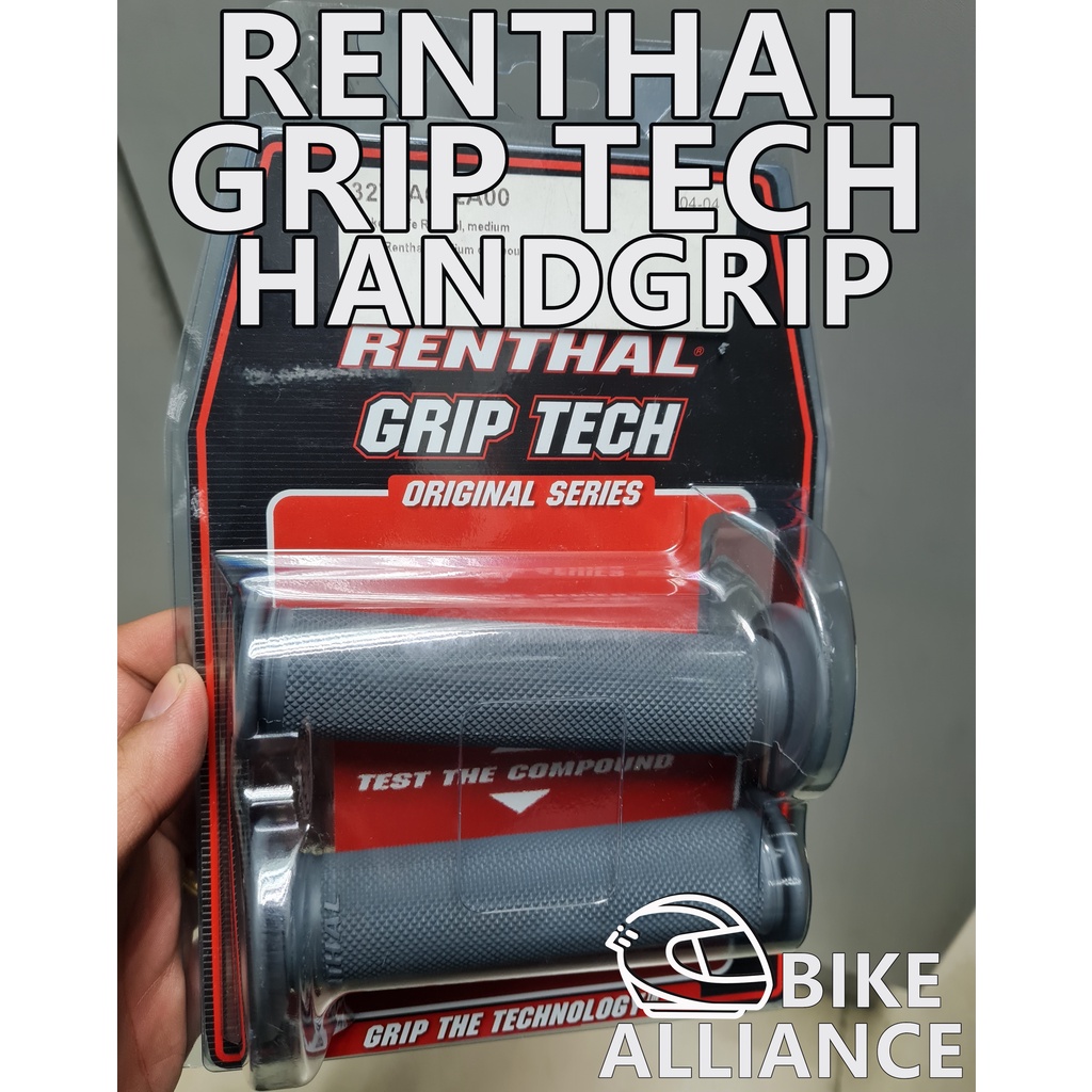 RENTHAL GRIP TECH HAND GRIP MEDIUM COMPOUND FULL DIAMOND GRIP BMW HP4 RACE S1000RR