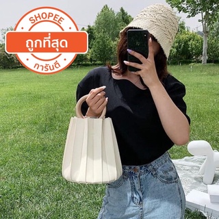 🔥พร้อมส่ง มีCODEส่วนลด🔥" SISHOP " Crepe bag ถ่ายจากสินค้าจริง