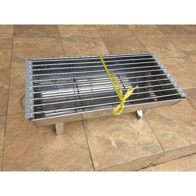 เตาย่างปิ้งไก่ย่างปลา20″สแตนเลสใช้ถ่านทนทาน – โปรปัง
