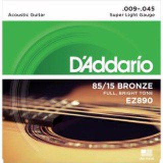 DAddarioUSADAddario 85/15 BronzeLightNo
009-.045SUPERLIGHTGRUGE รุ่น EZ890