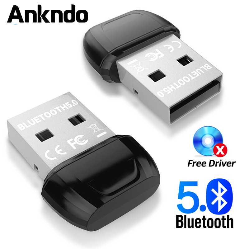 ซื้อ Ankndo ใหม่ไดร์เวอร์บลูทูธเครื่องรับส่งสัญญาณอะแดปเตอร์ WIFI Two-In-One Adapter 5.0คีย์บอร์ดชุดหูฟังคอมพิวเตอร์เดสก์ท็อป USB อะแดปเตอร์ไร้สายแบบบลูทูธ,สนับสนุนการเชื่อมต่อพร้อมกันหลายอุปกรณ์เข้ากันได้กับ