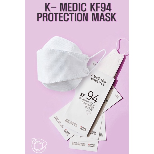 K-Medic KF94 Mask (1ชิ้น/ซอง) ของแท้นำเข้าจาก korea/พร้อมส่ง