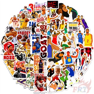 100 ชิ้น / ชุด ❉ สติกเกอร์ NBA Basketball Superstar Series A สําหรับติดตกแต่ง ❉ สติกเกอร์ Doodle แฟชั่น กันน้ํา DIY