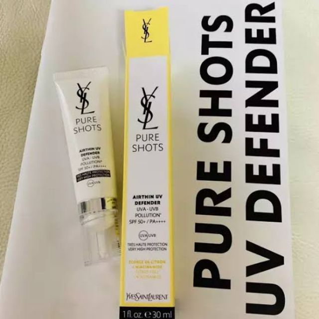 YSL Pure Shots Airthin Uv Defender UVA evesmaterialgirl ThaiPick