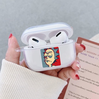 เคสหูฟัง แบบใส ลายการ์ตูนกระต่าย สําหรับ Airpods 2 3 Pro