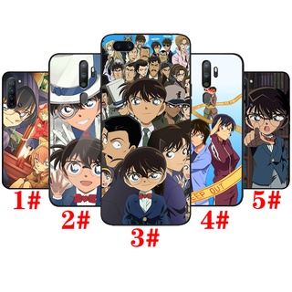 เคสโทรศัพท์ชนิดซิลิโคน Tpu แบบนิ่มลายการ์ตูนอนิเมะตรวจสอบโคนัน Tpu สําหรับ Oppo A1K A12 A12E A12S A3S A5 A5S A7 A9 A32 A53 A73 2020 4G 162F