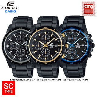 Casio Edifice แท้  💯% นาฬิกาข้อมือชาย รุ่น EFR-526BK (สินค้าใหม่ ของแท้ 💯% มีรับประกัน)