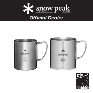 Snow Peak Stainless Insulated Double Wall Mug แก้ว