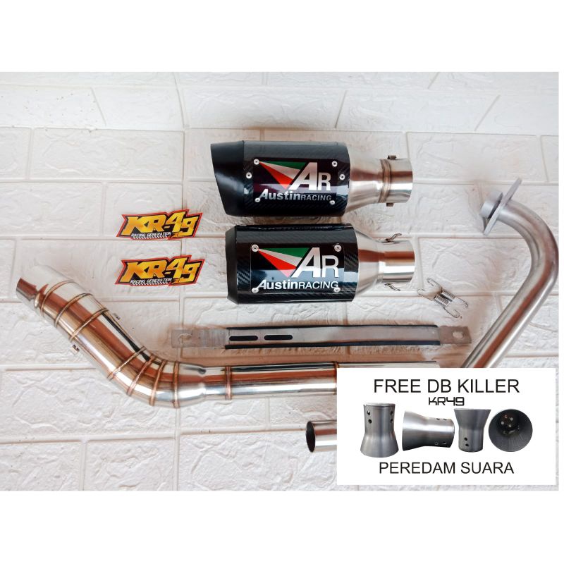 ท่อไอเสีย AR Austin Racing Pnp Vixion, R15, Tiger, Satria Fu, Byson, Cbr150, Xabre