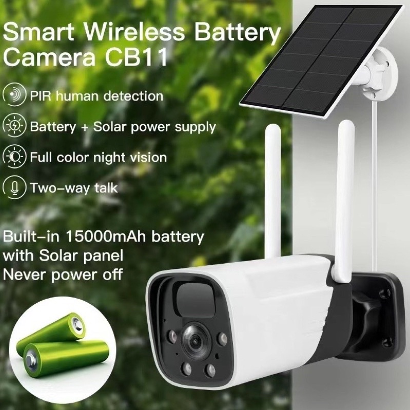 Vstarcam CB11-TZ ( ใหม่ล่าสุด 2022 ) กล้องวงจรปิดไร้สาย Outdoor ความละเอียด 2 MP(1296P) กันน้ำได้แถม