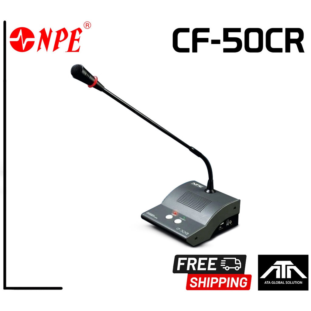 NPE CF-50CR ไมโครโฟนประธาน ไมโครโฟน CF50CR ไมค์ประชุม ไมค์ประธาน CF 50CR ไมค์ประชุม NPE
