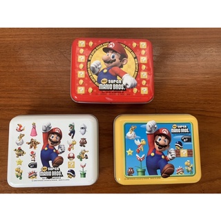 ✨สินค้ามือหนึ่ง✨   SALE‼️Set 3 ใบ❤️ กล่องเหล็ก Mario🍄 (นำเข้าจากญี่ปุ่น🇯🇵)