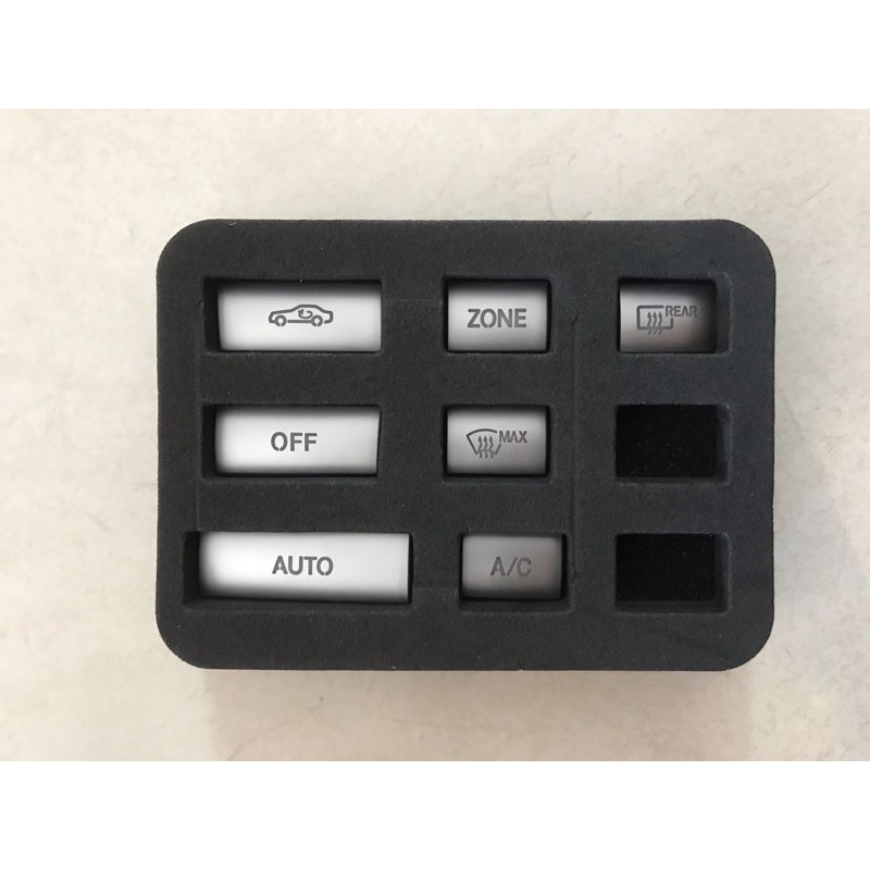 ครอบปุ่ม สวิตซ์ แอร์ เบนซ์ BENZ W212 W207 แบบ 7 ปุ่ม