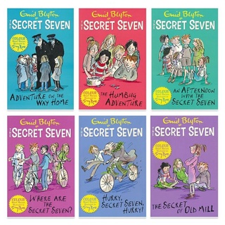 พร้อมส่ง🔥 Secret Seven ภาพสี ชุด 6 เล่ม จาก Enid Blyton